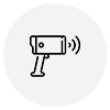 360-degree radar coverage icon
